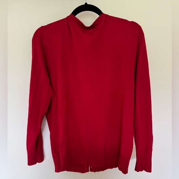 Nina Murati Floral Appliqué Cardigan - Picture 4 of 6